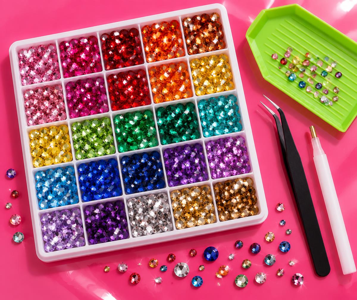 Ziveri bedazzle kit met strass steentjes